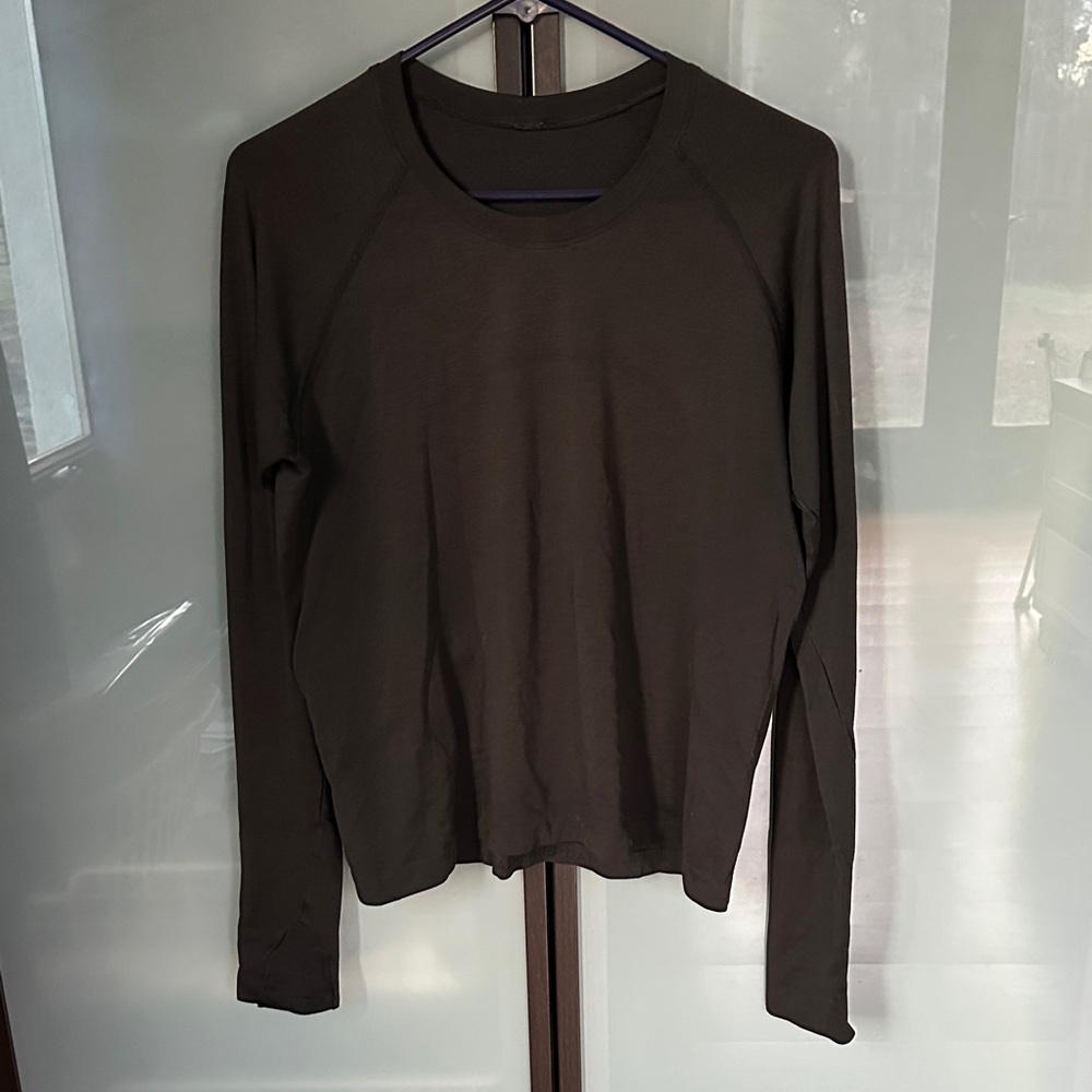 Lululemon Swiftly Tech Long Sleeve, Hip Length, Size 12 Black